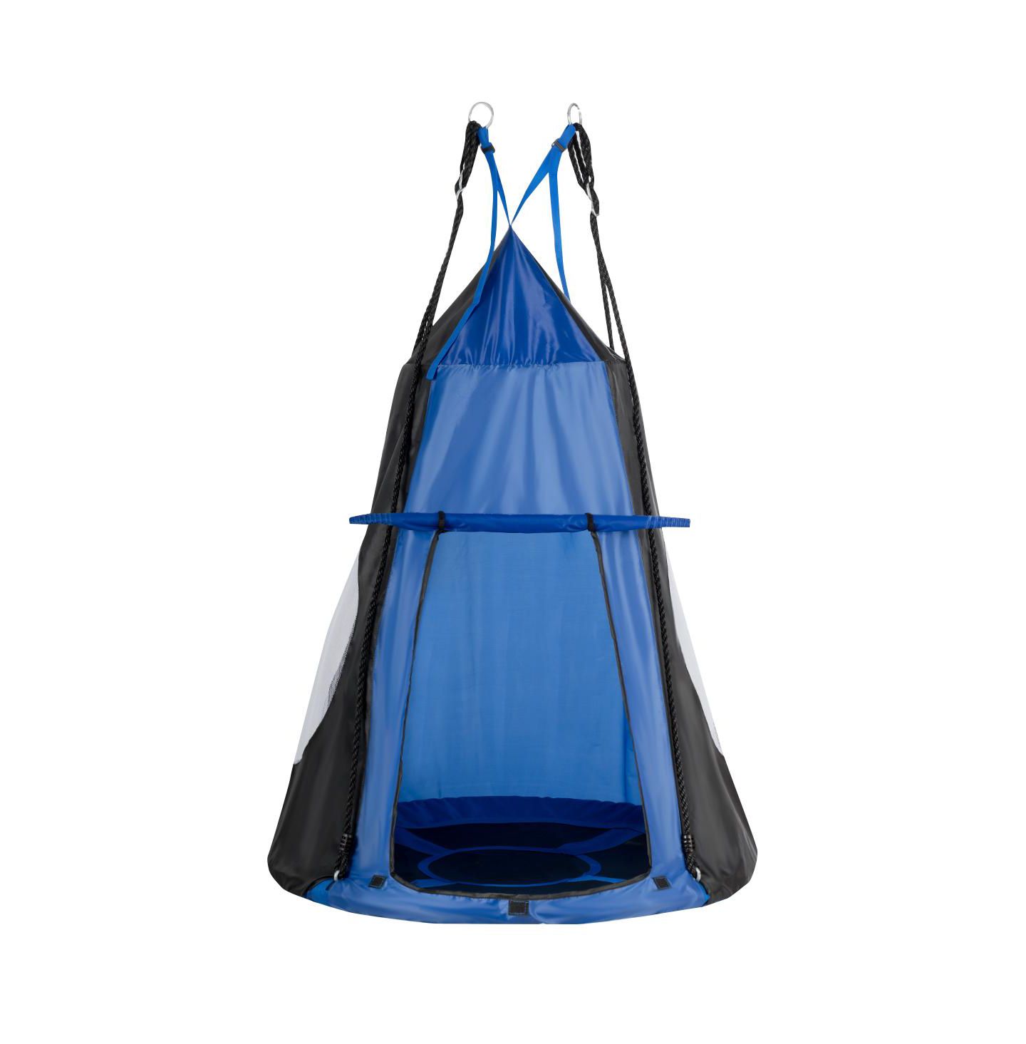 Детская игрушка Mecale 2-in-1 40" Detachable Tent Hanging Chair Swing, Fits 2–3 Children, Ages 3+, цвет: Синий — фото 2