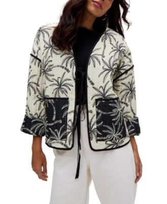 Women's Felicity Palm Print Reversible Jacket