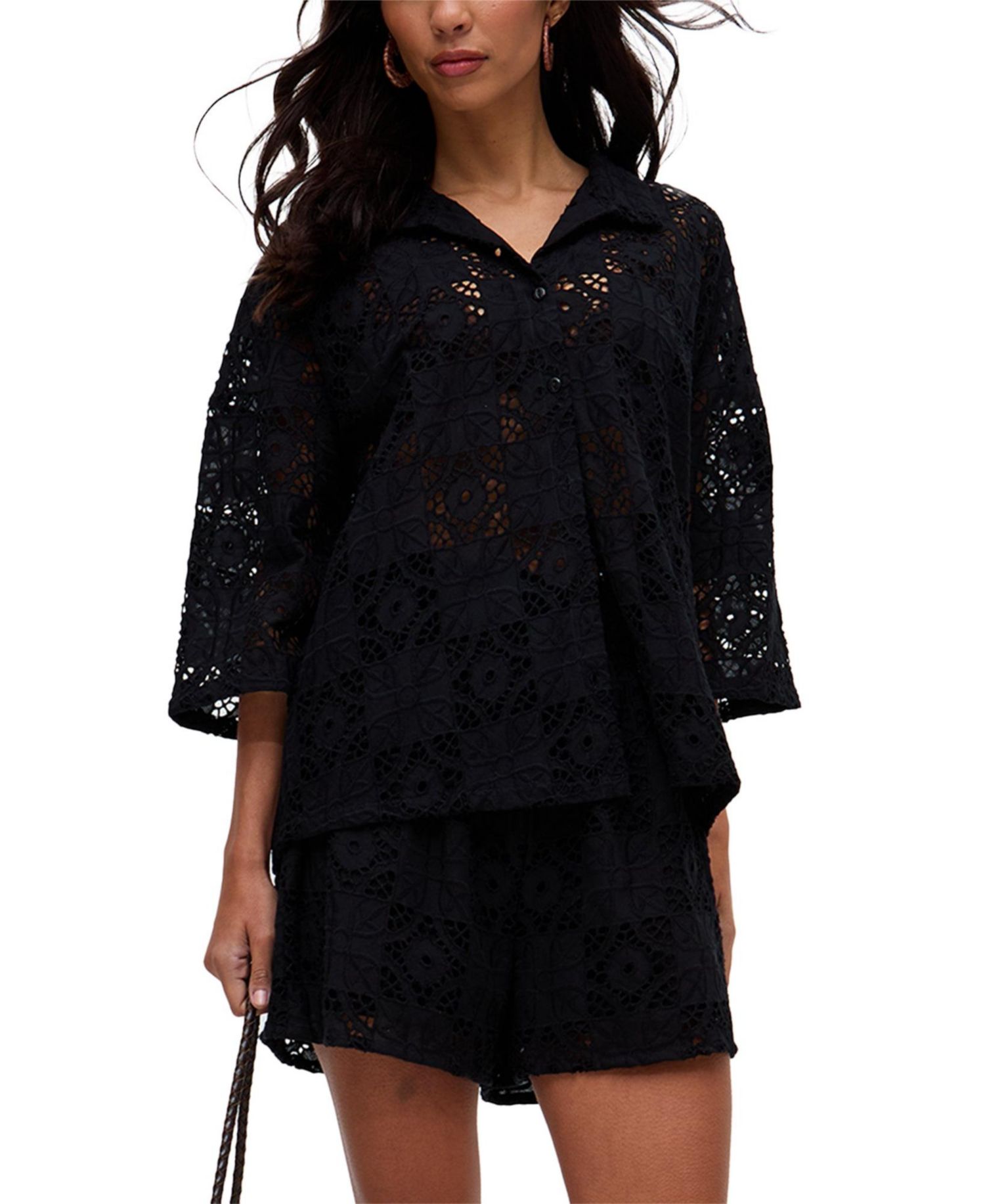Women's Shelli All Over Broderie Anglaise Shirt
