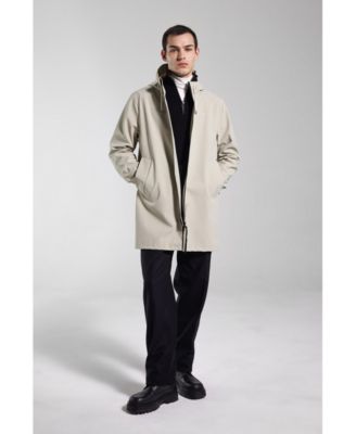 Men's Stockholm Lightweight Zip Matte Raincoat