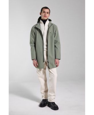 Stockholm Lightweight Zip Matte Raincoat