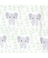 Unisex Gentle 4-Pack Cotton-Poly Flannel Baby Burp Cloths