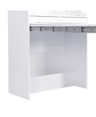 Compact Buffet Hutch Foldable Table Storage