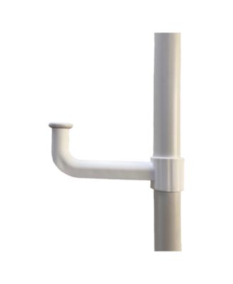 Adjustable Laundry Drying Rack - Tension Rod White