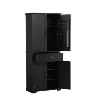 Bathroom Storage Cabinet with Doors & Drawer