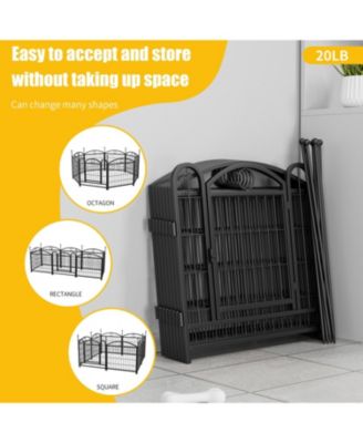 Dog Playpen 24" 8 Panel Metal Pet Fence