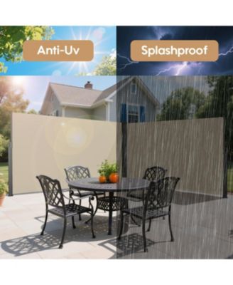 Retractable Side Awning 276" Beige