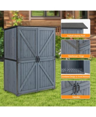 Outdoor Storage Cabinet - Blue Gray