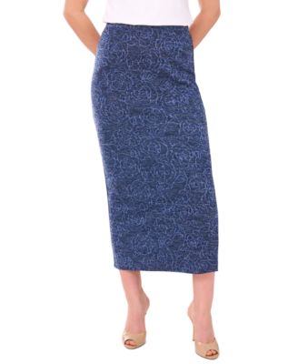 Women's Side-Slit Knit Skirt