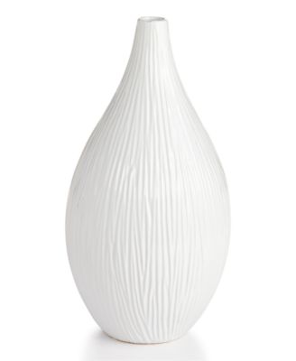 Home Design Studio - Large Vertical Texture Vase, Only at Macy's