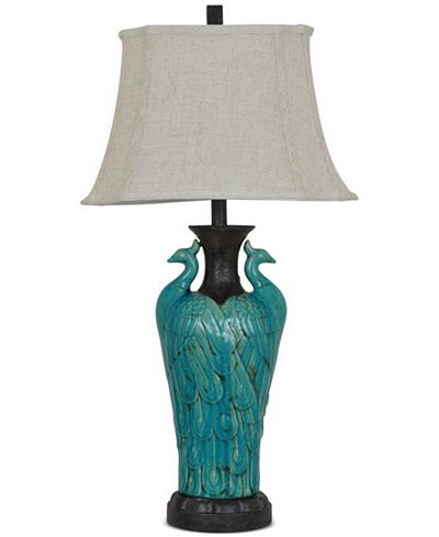 Crestview Peacock Table Lamp