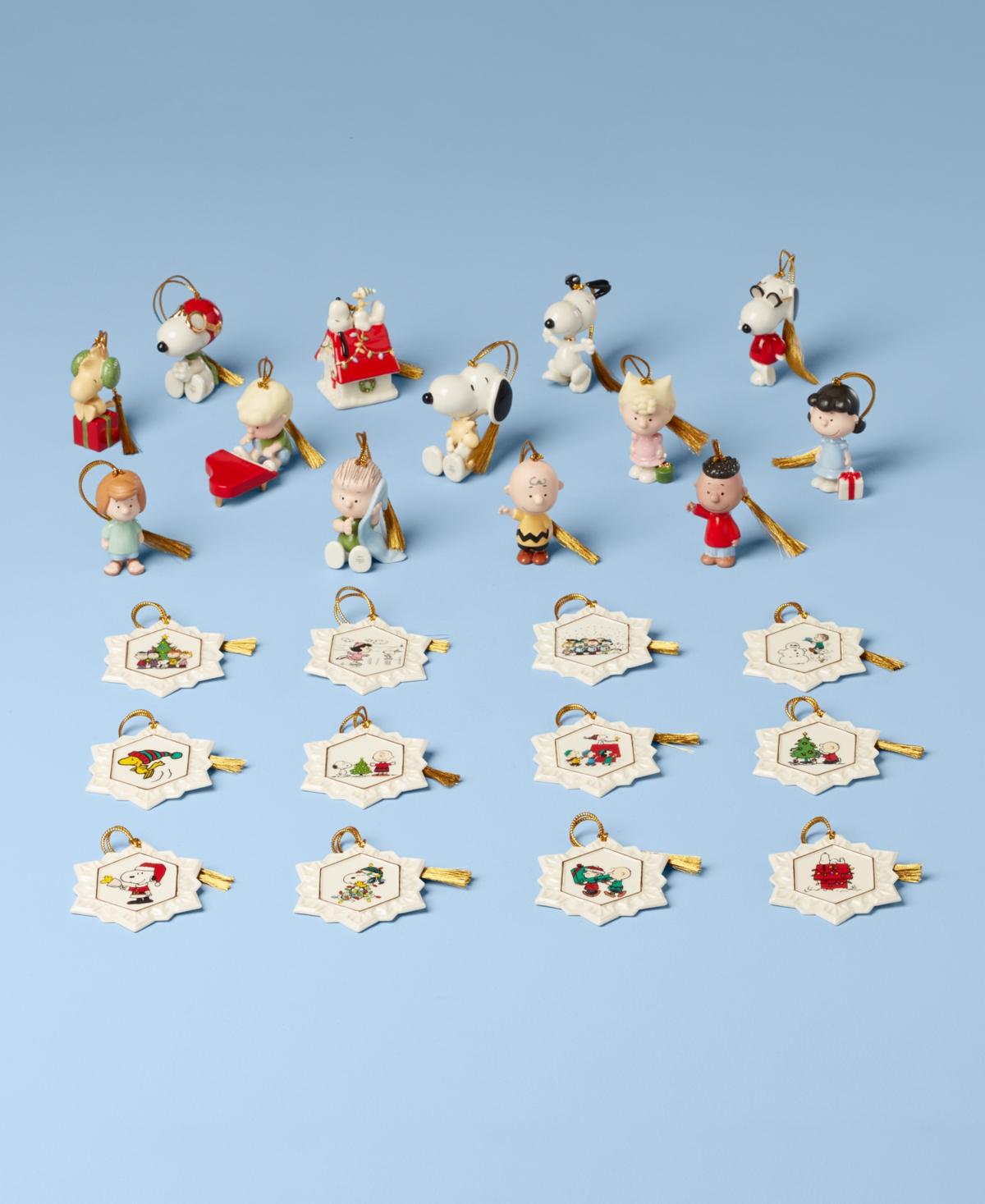 Lenox Peanuts Advent Calendar 25-Piece Ornament Set