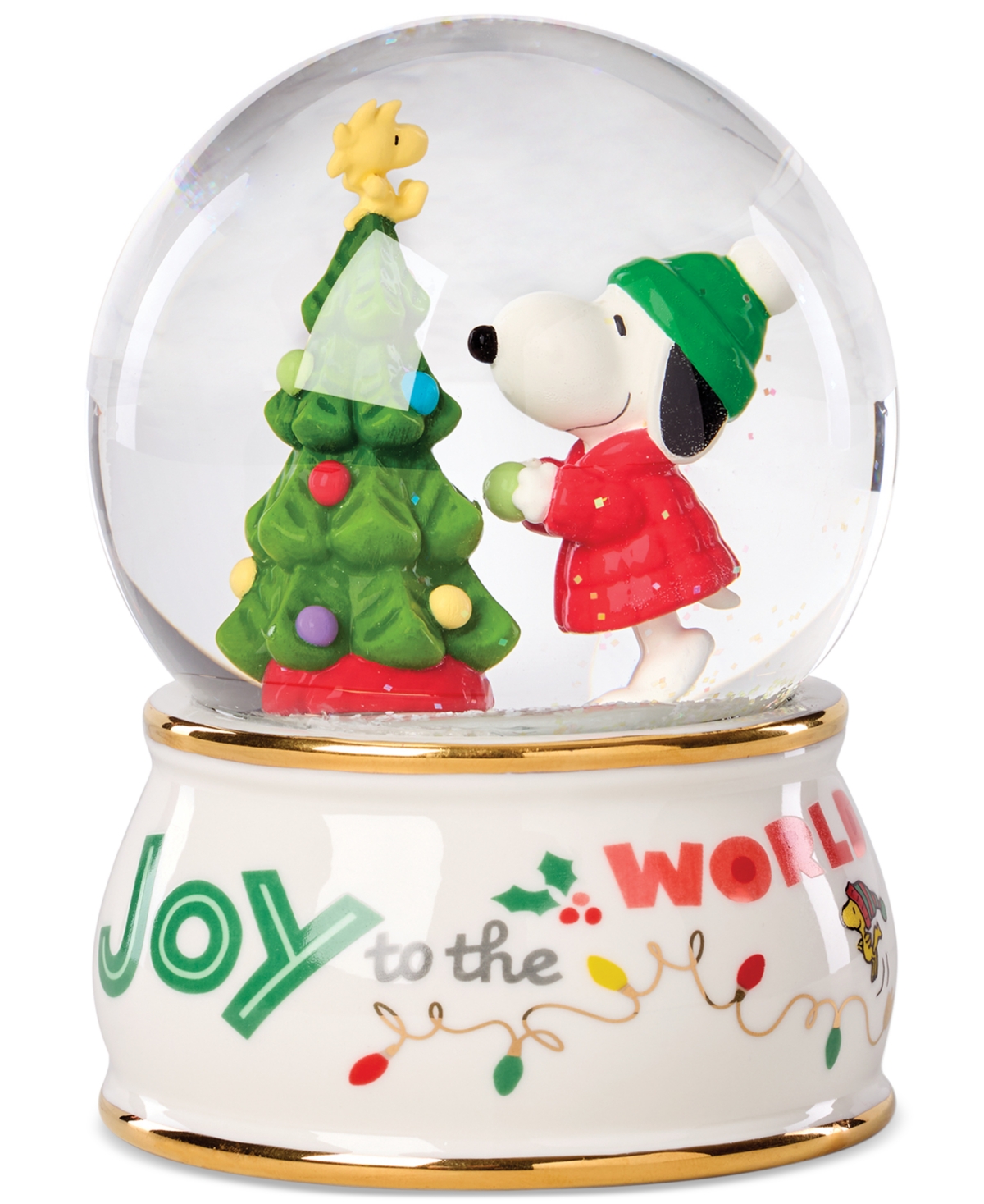 Lenox Snoopy Snow Globe In Multi