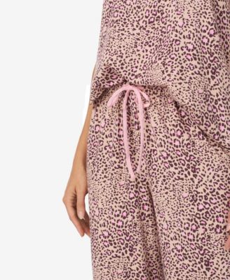 Women's Short Sleeve Cropped Pajama Set