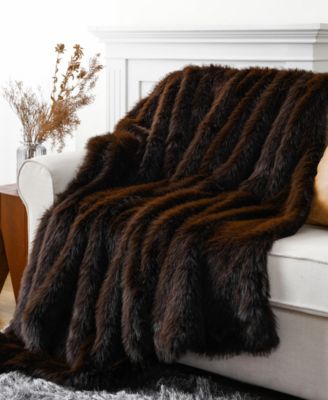 Lifestyle Faux Fur Throw, 50" x 60"