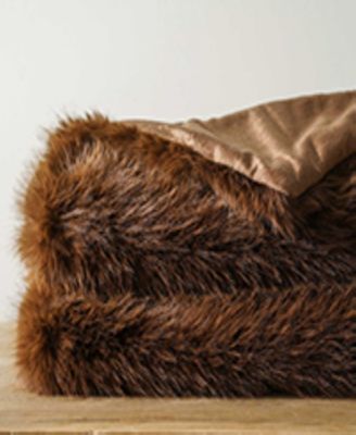 Lifestyle Faux Fur Throw, 60" x 80"