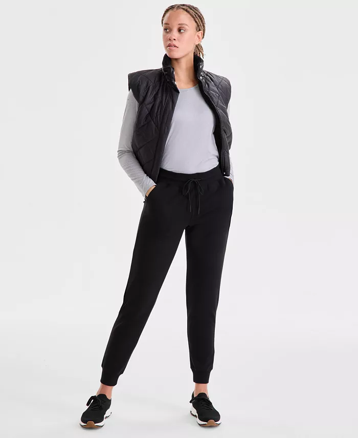 Women's Relaxed High-Rise Fleece Joggers - thumbnail 8