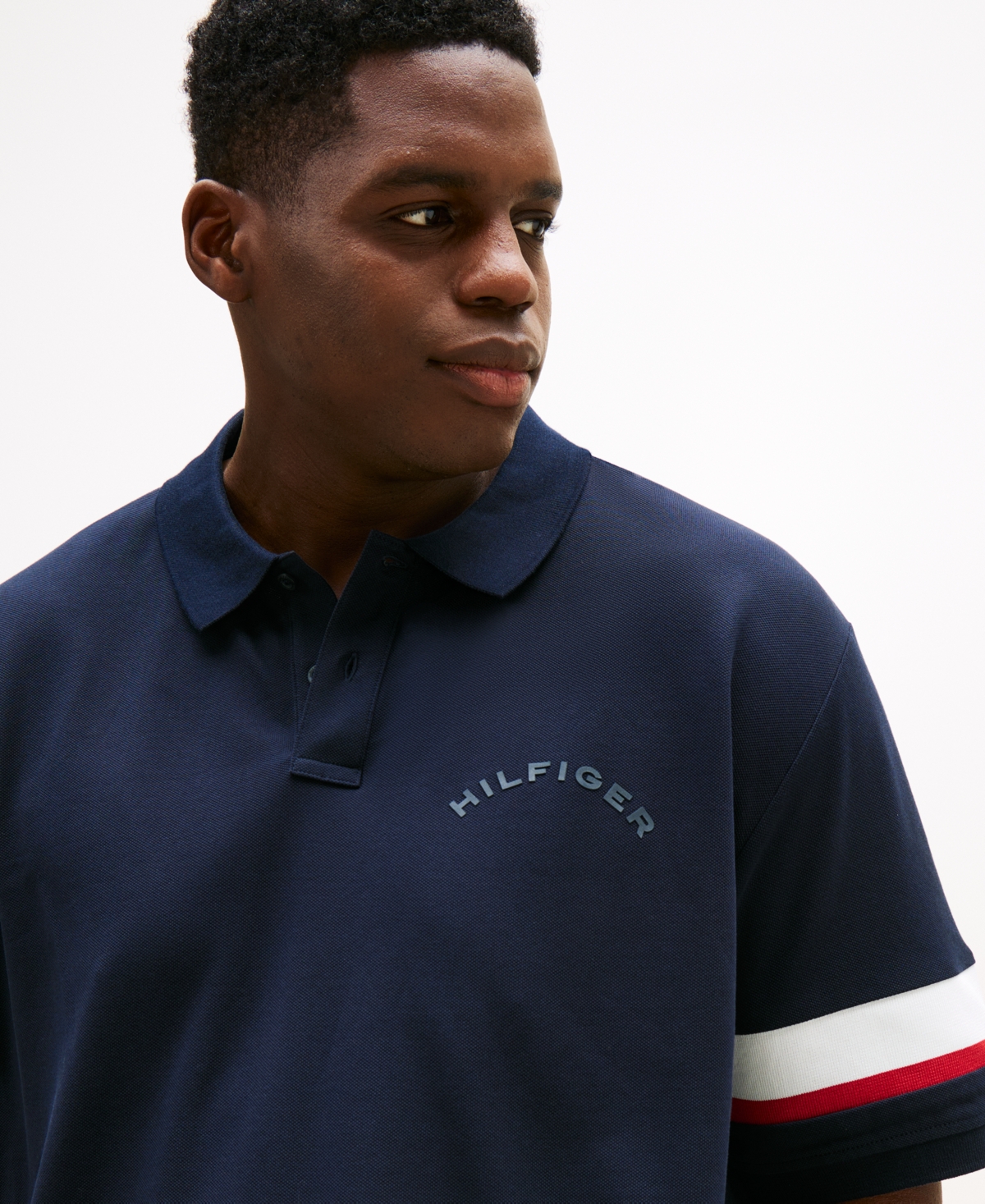 Tommy Hilfiger Men's Big & Tall Short Sleeve Polo Shirt In Blue
