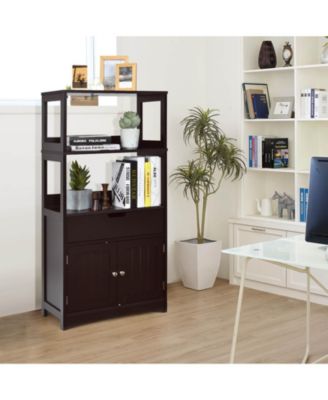 Bathroom Storage Cabinet with Drawer and Shelf Floor Cabinet