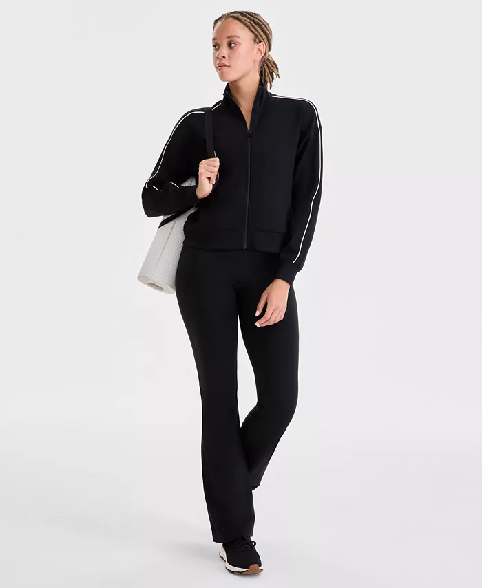 Women's Relaxed Butter Soft Funnel-Neck Zip-Front Sweater - thumbnail 8