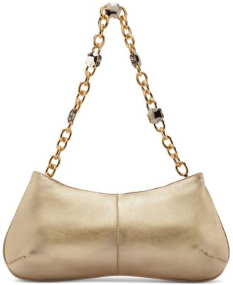 Luna Small Leather Baguette