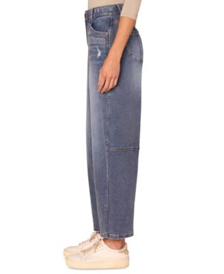 Women's High-Rise Ab-Solution Barrel-Leg Jeans 