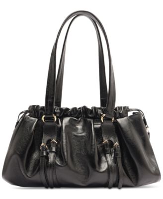 Arezzo - Large Leather Mini Buckle Bag