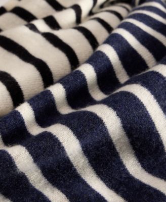 Men's Breton Regular-Fit Stripe 100% Cashmere Sweater