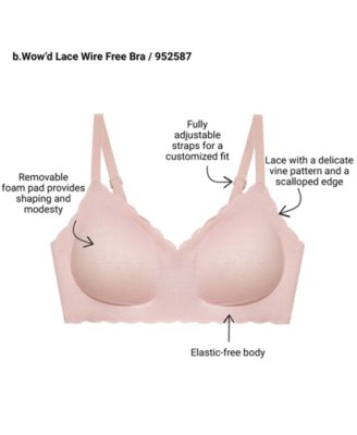 Women's b.wow'd Lace Wireless Bra 952587