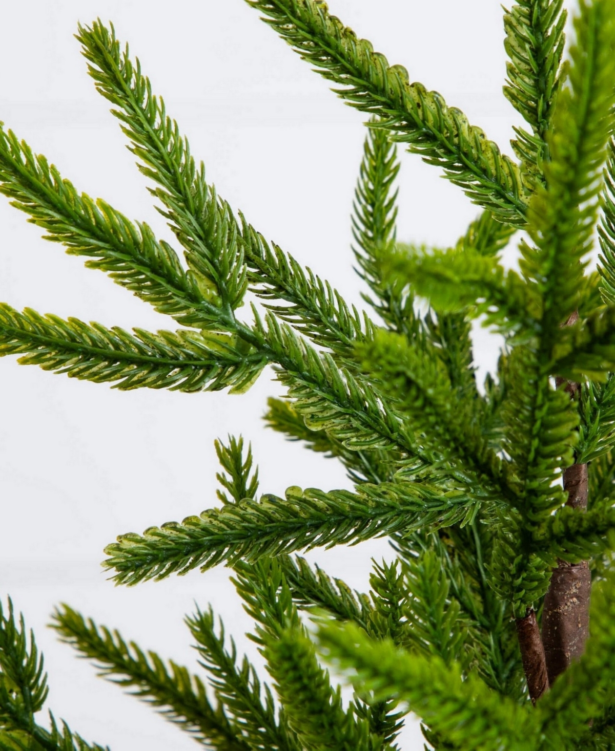 Nearly Natural 22in. Artificial Real Touch Norfolk Island Pine In In Green