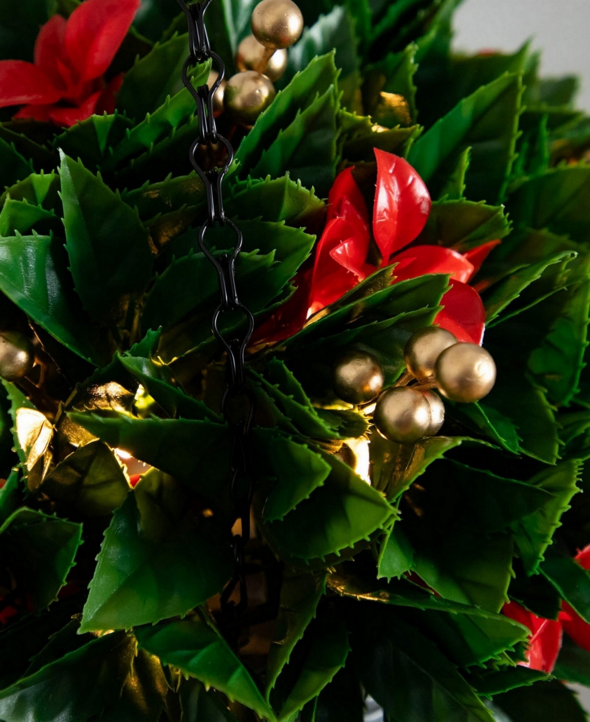 Nearly Natural 24" Pre-lit Uv Resistant Artificial Christmas Led Lights Indoor And Outdoor In Multi