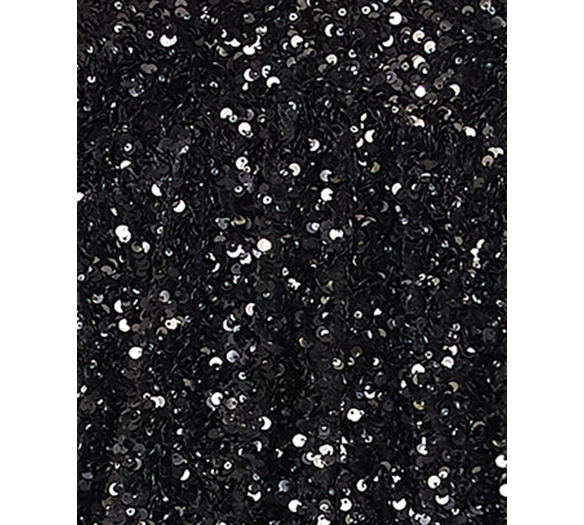 Emerald Sundae Juniors' Sequined Velvet Fit & Flare Dress In Black