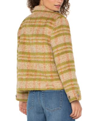 Women's Button-Front Boxy Jacket