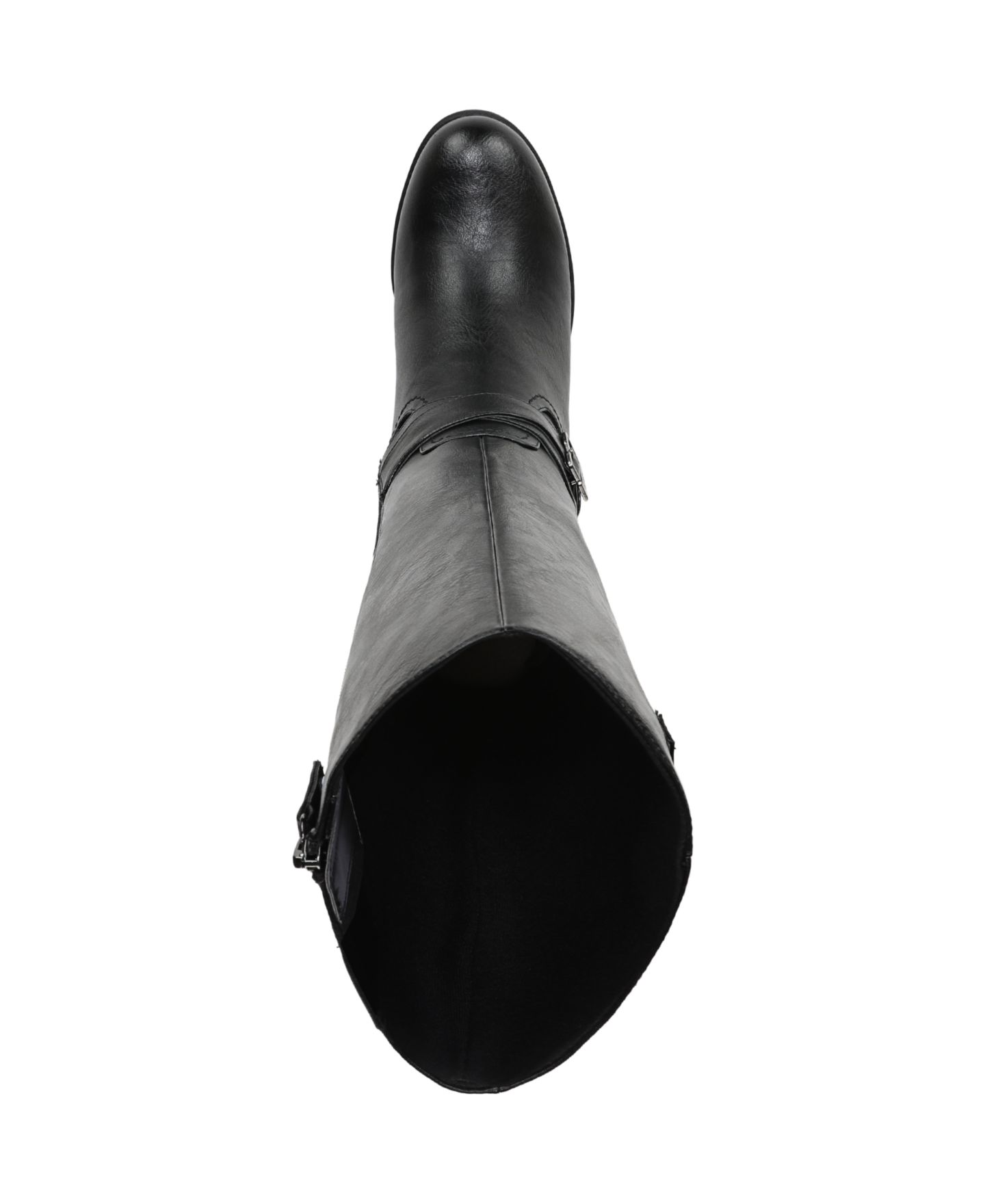 Женские ботинки Dr. Scholl's Prairie Zip Tall, цвет: Чёрная искусственная кожа — фото 4