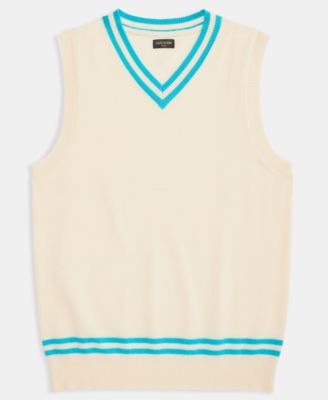 Men's Regular-Fit 100% Cashmere V-Neck Sweater Vest, Macy's Exclusive