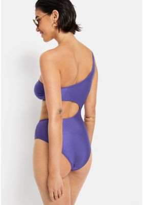 Women's One Shoulder One Piece Swimsuit Bra Sizing