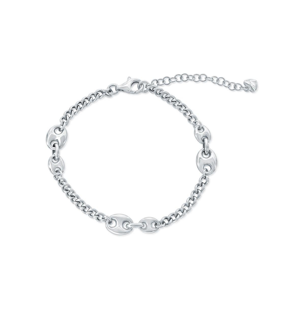 Sterling Silver, Marina Cuban Bracelet - Gold
