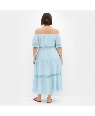 Plus Size Angel Midi Dress