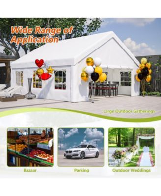 20x20 Party Tent with Sidewalls & Storage Bags