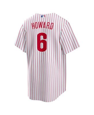 Men's Ryan Howard White Philadelphia Phillies Replica Jersey