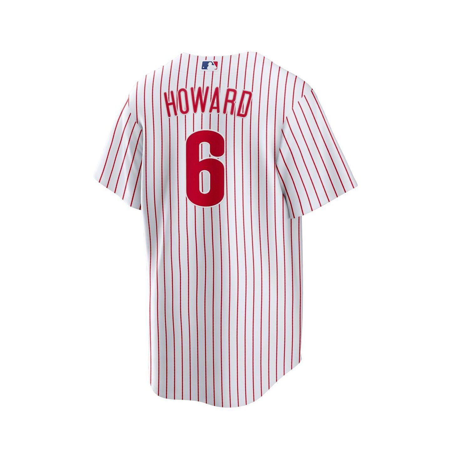 Мужской топ Nike Ryan Howard White Philadelphia Phillies Replica Jersey — фото 2