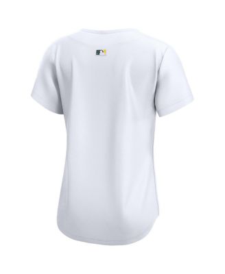 Women's White Athletics Home Limited Jersey