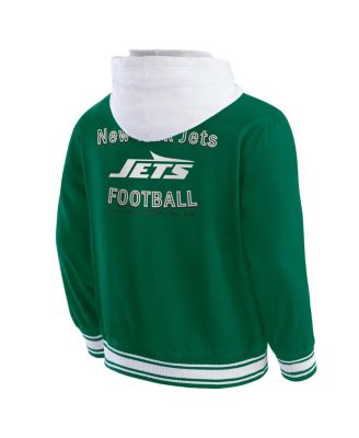 Darius Rucker Collection by Men's Green New York Jets Full-Snap Hoodie Jacket