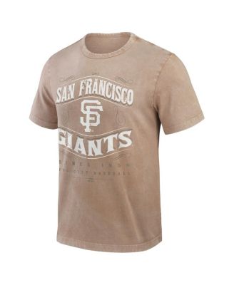 Darius Rucker Collection by Men's Tan San Francisco Giants Sun Faded T-Shirt