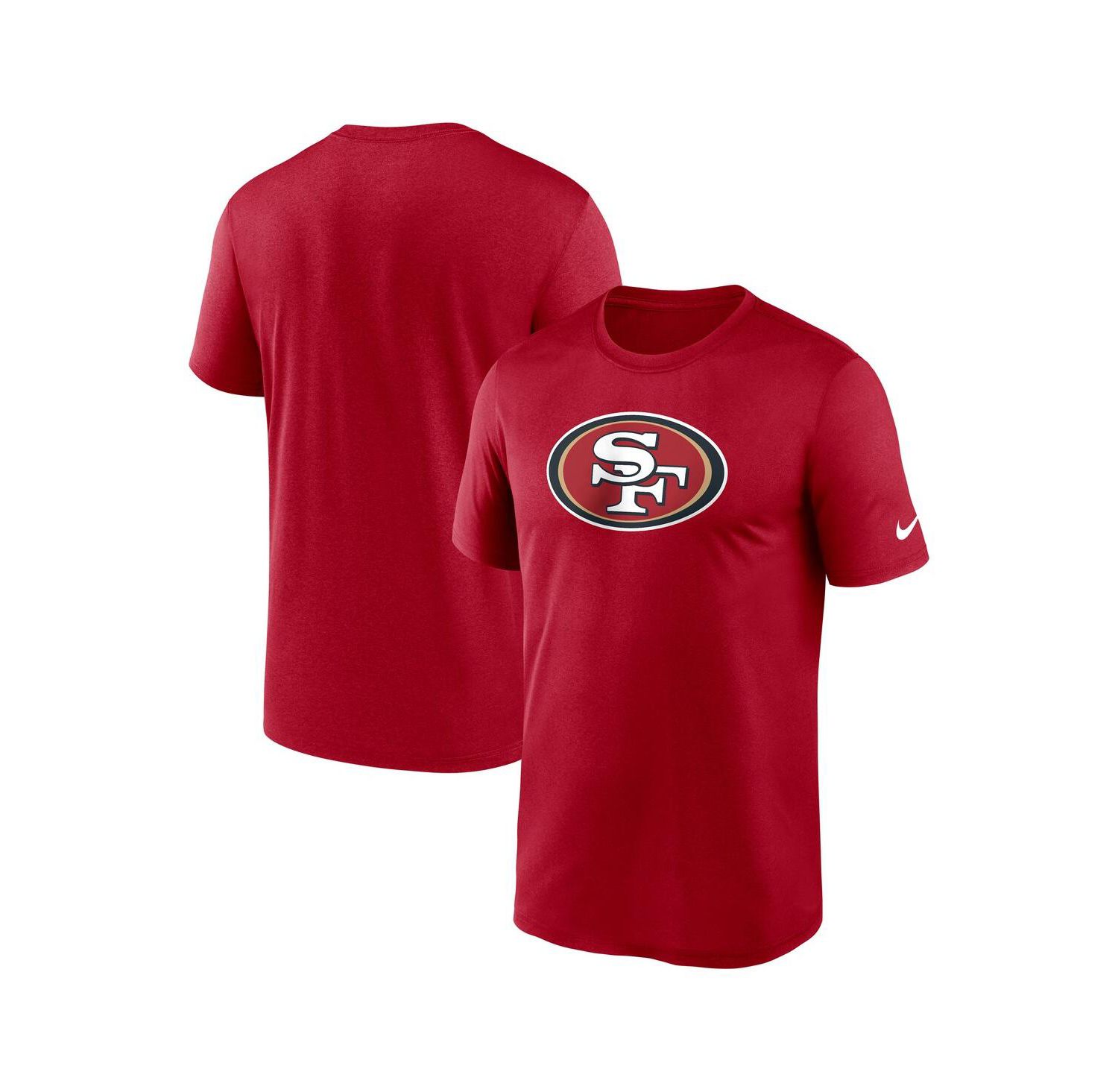 Men's Scarlet San Francisco 49ers Primetime Legend Logo Performance T-Shirt