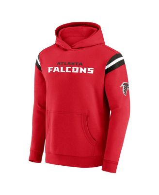 Darius Rucker Collection by Men's Red Atlanta Falcons Football Washed Pullover Hoodie
