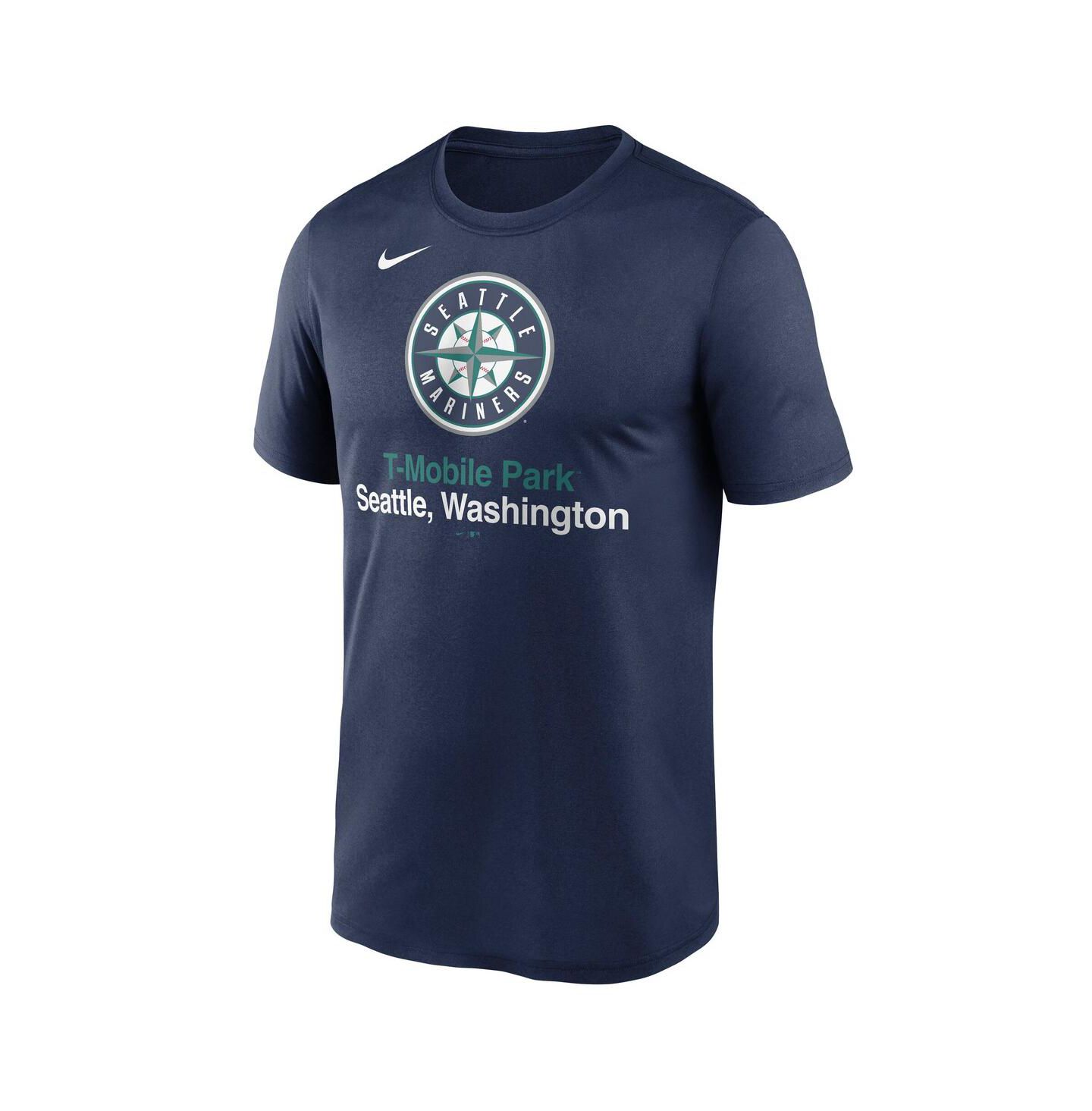 Мужская футболка Nike Navy Seattle Mariners Stadium Legend Performance — фото 3