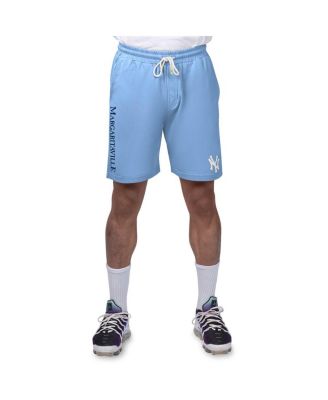 Margaritaville - Men's Light Blue New York Yankees Peached French Terry Shorts
