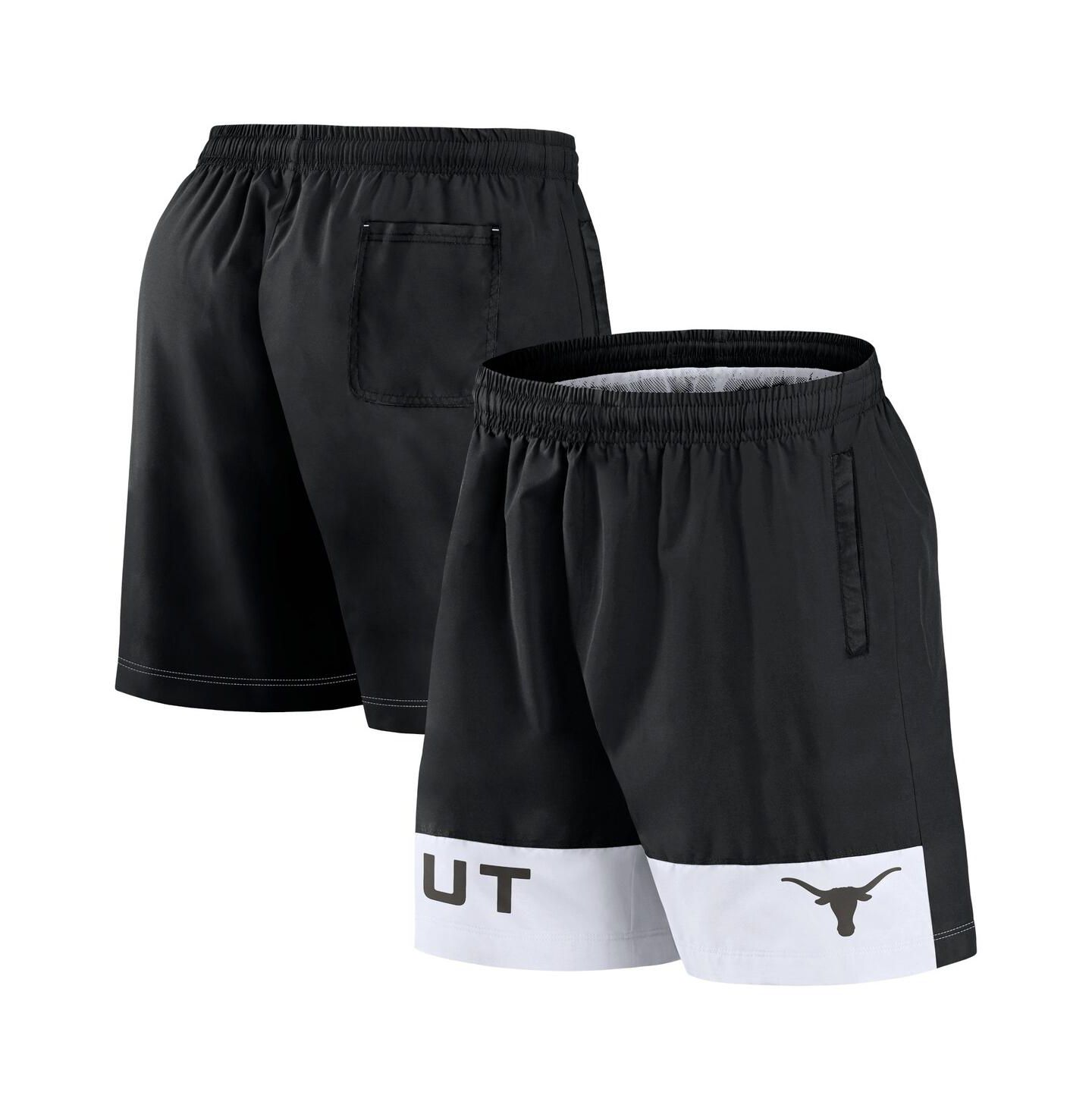Мужские шорты Fanatics Black Texas Longhorns Elements Intensity Woven — фото 1