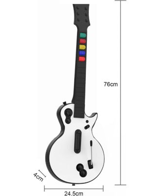 Wireless PC & PS3 Guitar Hero Controller Bundle with Dongle, Compatible with Guitar Hero, Rock Band, Clone Hero & Fortnite Festival